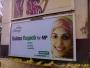 A billboard in Birmingham Hall Green featuring Respect party leader and parliamentary candidate Salma Yaqoob.