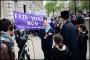 Outside the Cabinet Office, Whitehall, on the day that Gordon Brown resigns and the coalition government is announced.