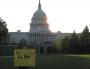 Showing my support for the Lib Dems in front of the Capitol Building in Washington D.C.