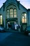 Late voters at a polling station in Bath