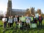 Some of the members and supporters who celebrated the launch of the Hull and East Yorkshire Green Party’s general election campaign in the middle of a field!!

Mike Jackson, candidate for Yorkshire East is on the left of the photo with his 2 children – one disguised as a polar bear!  Bill Rigby is lurking at the back near the right, Shan took the photo, and Martin Deane was just about to turn up...but it was a memorable occasion rounded off nicely by a half in the King’s Head. The Green Party manifesto will be out on Thursday.  

Best
Shan Oakes
Green Party Parliamentary Candidate for Haltemprice and Howden
01482 862085, 07769 607710

http://shanoakes.blogspot.com
www.y-hgreenparty.org.uk/shan 

Published by Bill Rigby for the Hull and East Riding Green Party at 3 Norwood Beverley HU17 9ET

 
