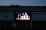 The Leader's Debate on Bristol Big Screen in Millennium Square .