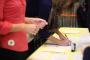 Student polling staff at the Royal Latin School student elections.