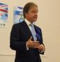 Hugo Swire - MP for East Devon at a public meeting during the election campaign.