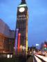 The results of the 2010 general election were projected on to St Stephen's Tower, which houses Big Ben, for the first time, by the BBC. The number of seats won by the three largest Westminster parties were updated over the course of the night on 6th May.