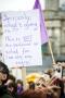 The first Take Back Parliament protest, following the general election. The rally and later demonstration outside talks to try to form the new government were in support of a genuinely proportional voting system - not favoured by Britain's Conservative Party.