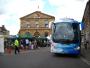 The farmers' market at Woodstock on Sat 1 May continued as usual despite a visit from the Conservative battle bus, rumour had it with local MP David Cameron on board. 