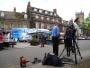 In Woodstock, Oxon., in David Cameron's constituency, the farmers' market on Sat 1 May was graced by a visit from the Tory battle bus, rumour had it with local MP David Cameron on board. 