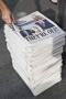 Dissolution day marks the beginning of the Election. This stack of newspapers outside Brixton tube didn't last long!