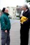 Alistair Cameron, Liberal Democrat PPC, campaigning in Tewkesbury. 