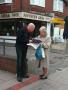 Labour Party campaigning in Hove constituency.