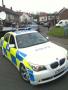 Gordon leaving mrs diffuse house, Rochdale. 28 April 2010 