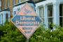 Liberal Democratic sign vandalism - one of many found across South East London