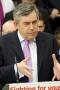 Former Prime Minister, Gordon Brown, addresses a crowd at an election campaign rally.