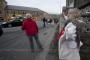 General Election 2010, Keighley Labour Party workers and volunteers on Election Day working for candidate Jane Thomas. Mrs Thomas lost the seat to the Tories on a swing of 8.4%.

The conservative candidate drives past.