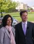 Nick Clegg, and wife, Miriam Gonzalez Durantez, visit Blackheath on Monday 3rd May