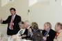 West Dorset candidates at Lyme Regis Amnesty meeting - Oliver Letwin, Conservative PPC for West Dorset (left) answering a question on human rights.