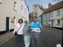 Conservative canvassing - Lyme Regis. The team in buoyant mood.