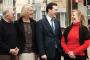 MARGOT JAMES & GEORGE OSBORNE with Conservative Party faithfull in Quarry Bank, West Midlands in February 2010
Picture by PHIL LOACH