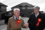 Jim McGovern standing candidate for Labour Dundee West with leader of the Scottish Labour Party Ian Gray 20th April 