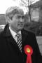 Leader of scottish Labour Party Ian Gray campaign in Dundee 20th April