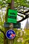 Good campaign tactics from the Greens - placarding Edinburgh's cycle paths. They know their target voters!