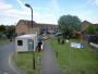 Polling Station - Portacabin, Entrance to Goodman Park, Victoria Road, Slough. 6th May 2010.