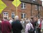 Local Liberal Democrats, joined by Paddy Ashdown, campaigning outside ASDA in Pershore, Worcestershire, 30 April 2010. 