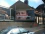 David Cameron stares out from a Sky TV billboard in Bradford advertising their upcoming leaders debate. 16/4/10.