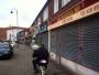 Shutters down. Labour MP Jon Cruddas' Dagenham Constituency office.